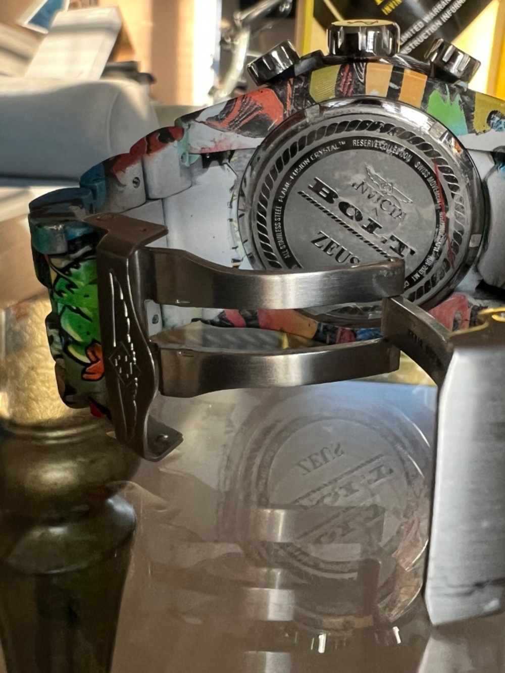 Invicta Bolt Zeus Graffiti Reserve Collection Watch - Picture 4 of 9